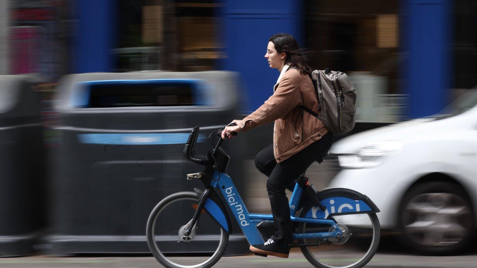 La capital duplica la movilidad ciclista en dos años