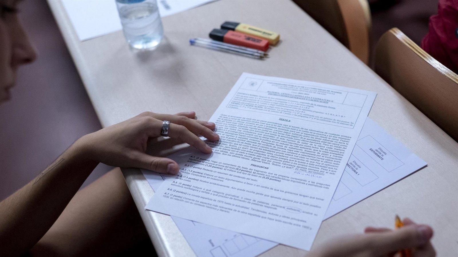 Alumnos madrileños de Primaria y Secundaria se enfrentan a pruebas de nivel