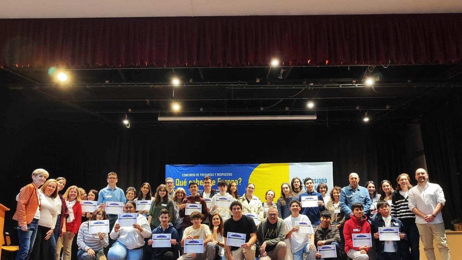 Más de 40 alumnos madrileños compiten en un concurso sobre la UE por el Día de Europa