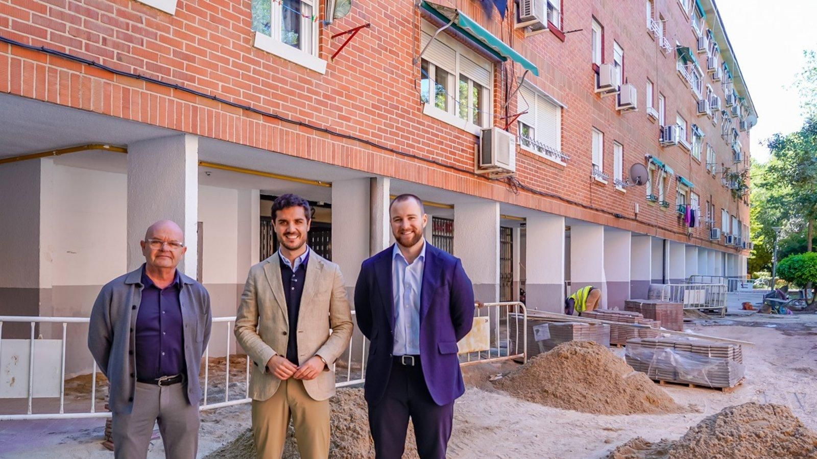 Las obras del Barrio Fronteras de Torrejón avanzan al 80%