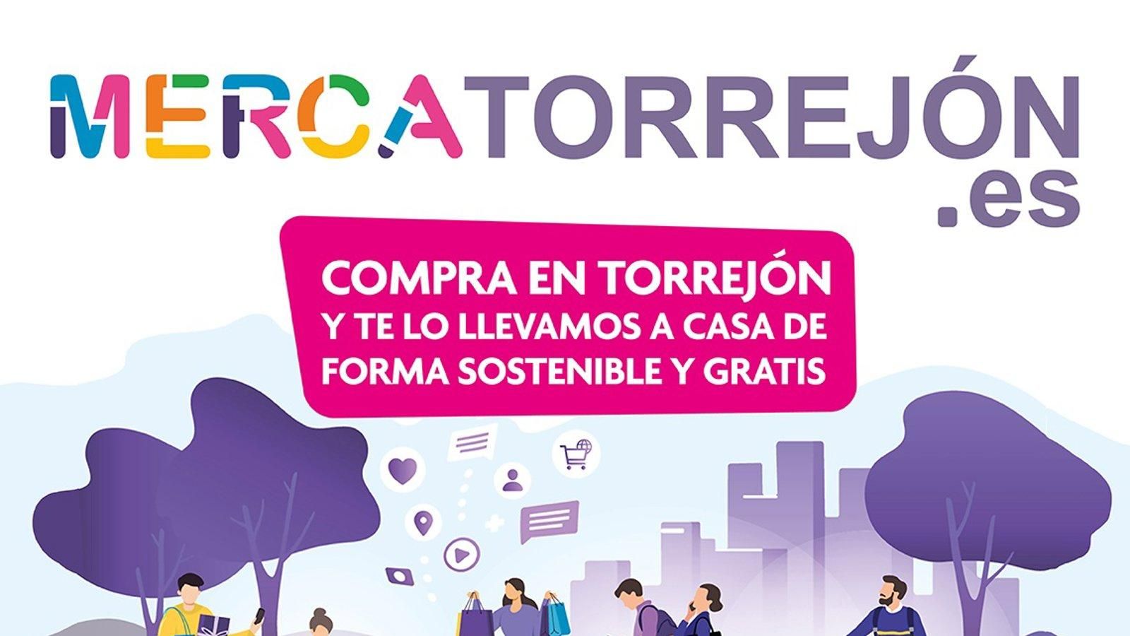 Mercatorrejón permite comprar por Internet en el comercio local de Torrejón con reparto gratuito