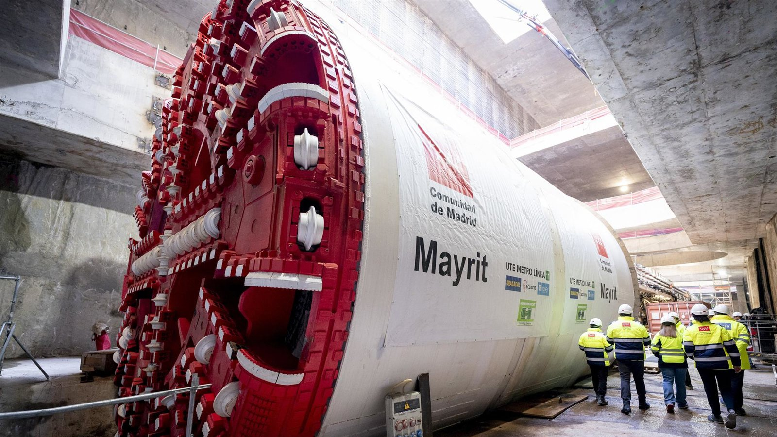 La tuneladora de la Línea 11 avanza 200 metros en su primer mes hacia Conde de Casal