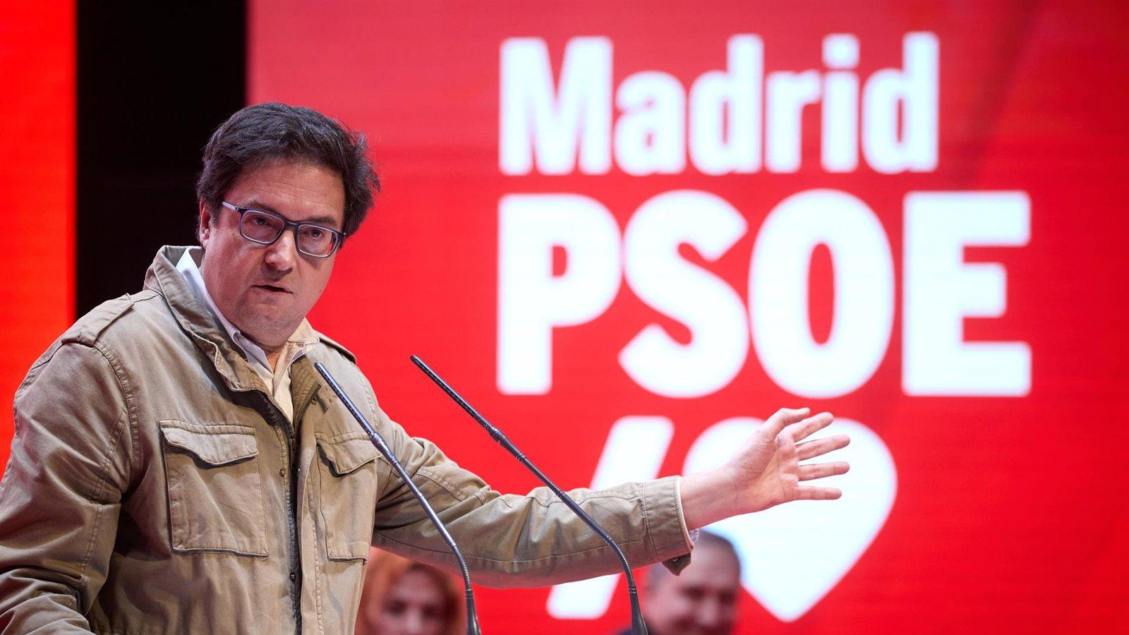 Óscar López pide a Ayuso el cese del alcalde de Móstoles tras la querella por acoso