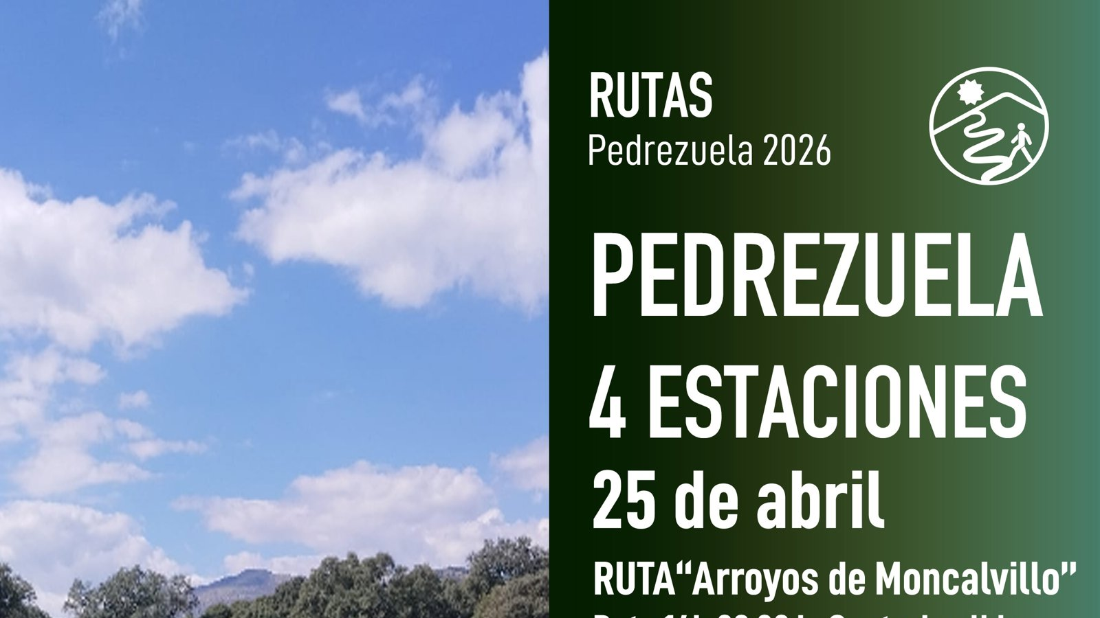 Pedrezuela lanza su temporada de rutas 2026 con nueve recorridos de senderismo y ciclismo
