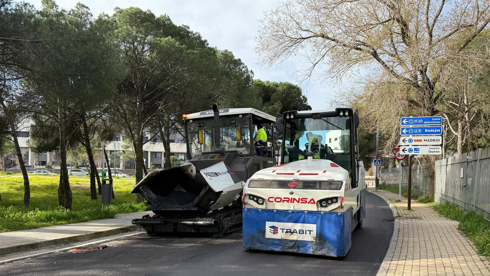 El Ayuntamiento de Pozuelo amplía el plan de asfaltado con 5,5 millones