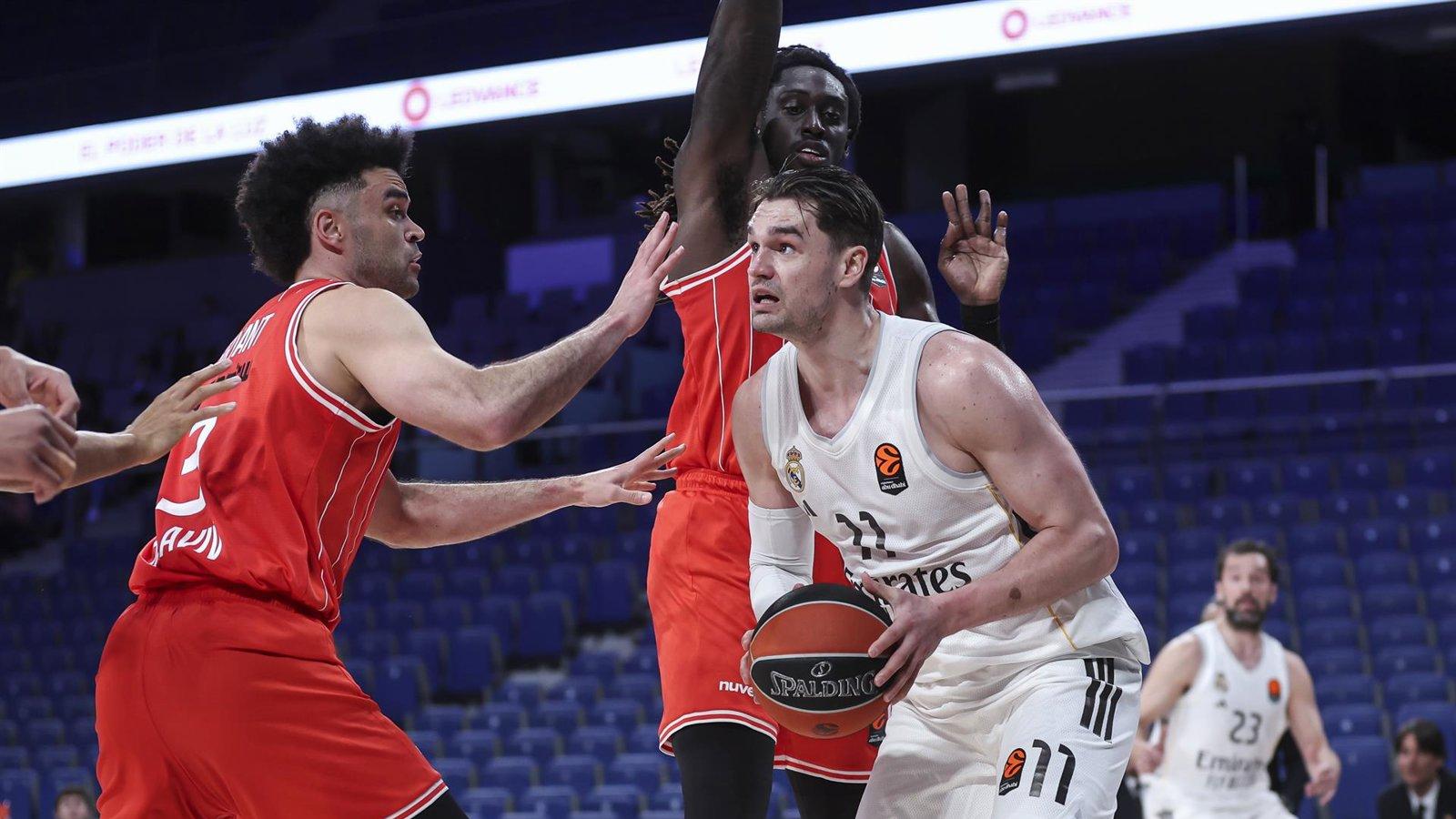 El Real Madrid busca el 2-0 ante el Hapoel sin Tavares