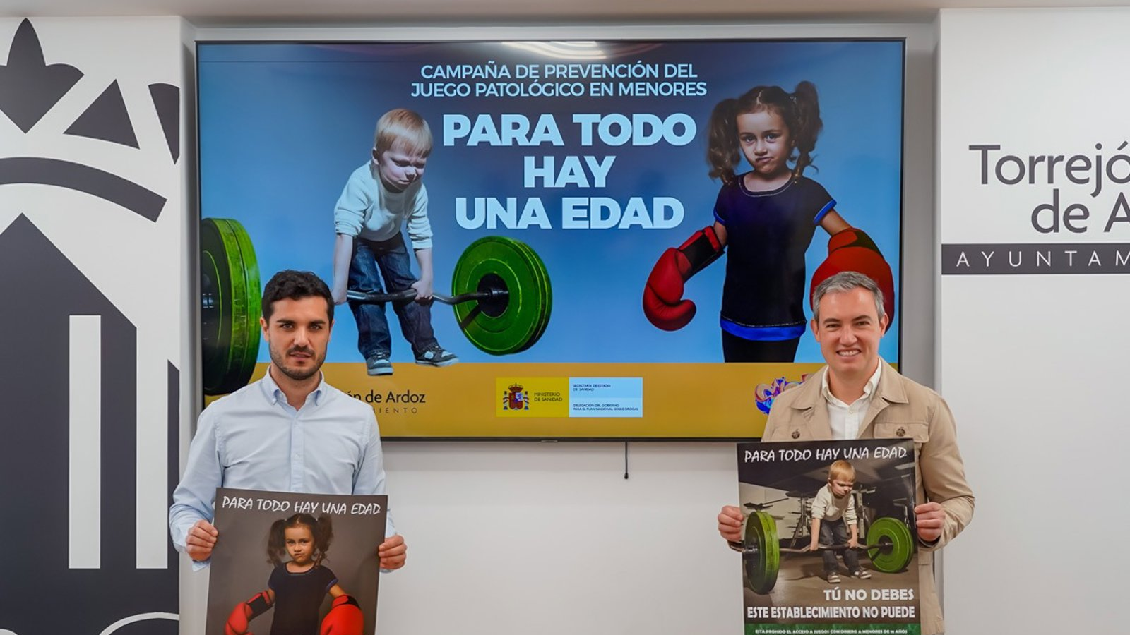 Torrejón impulsa una campaña para prevenir el alcohol y el juego en menores