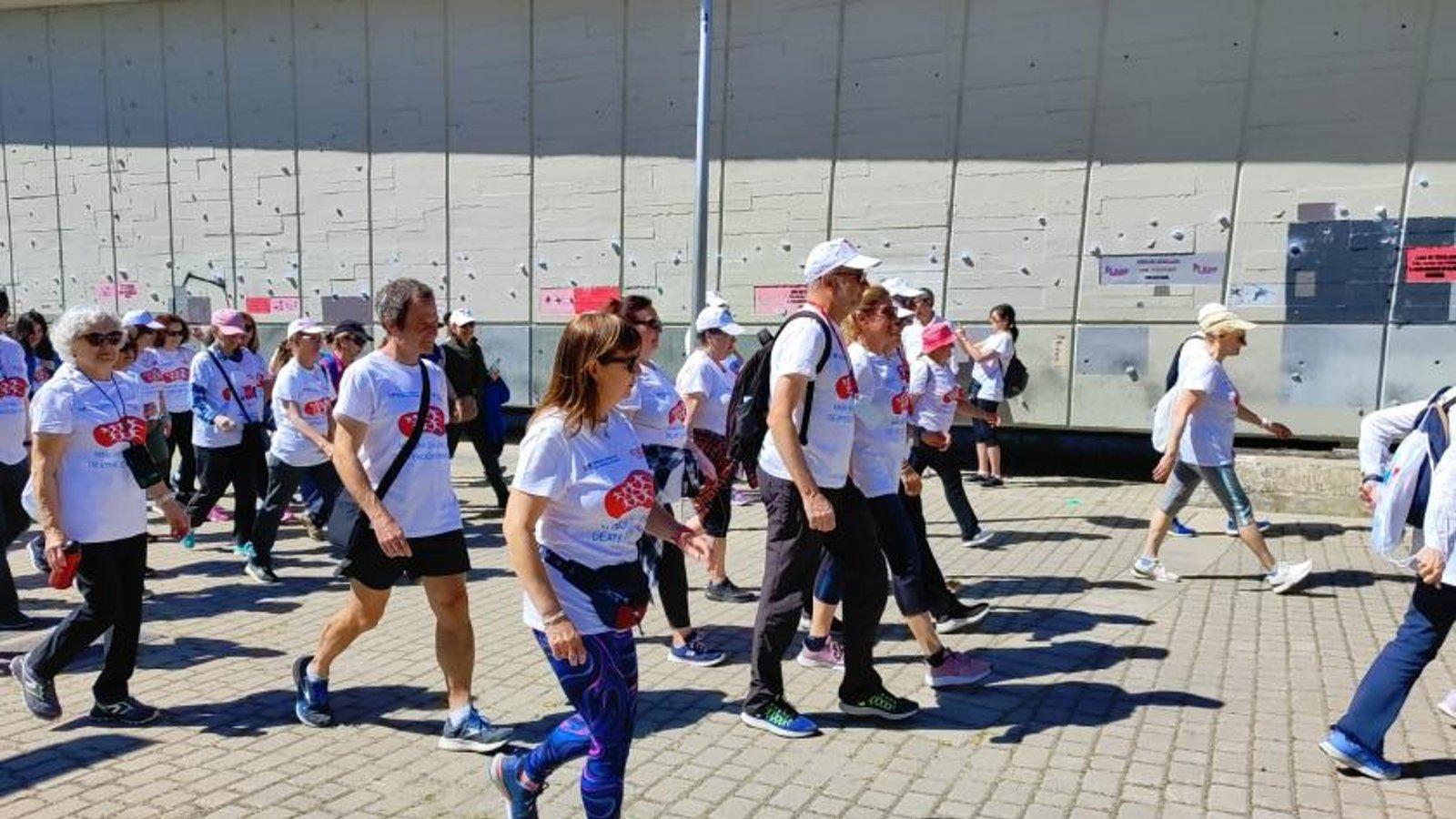 Unas 800 personas caminarán en Arganzuela por una vida activa