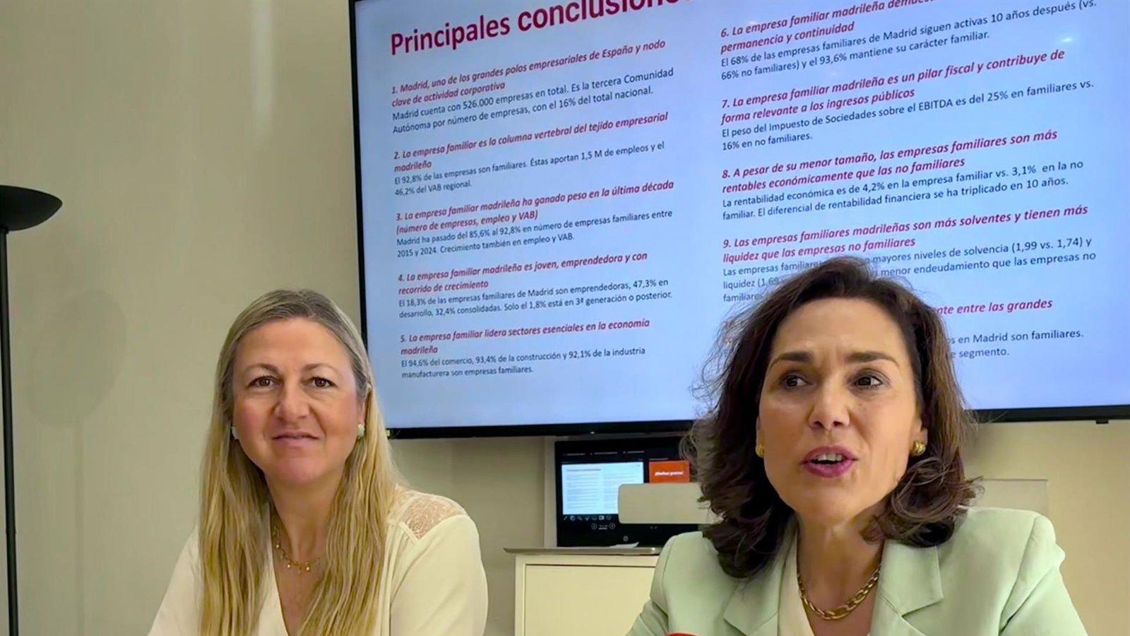 La empresa familiar sostiene seis de cada diez empleos en Madrid