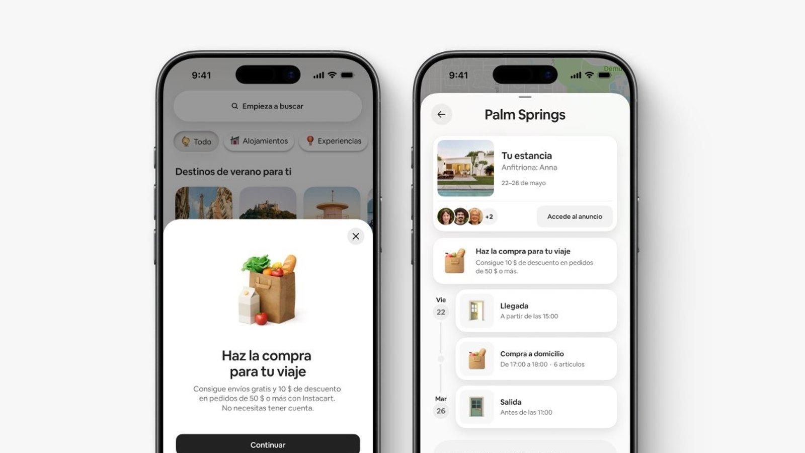 Airbnb añade coches, hoteles boutique y servicios con IA a su aplicación