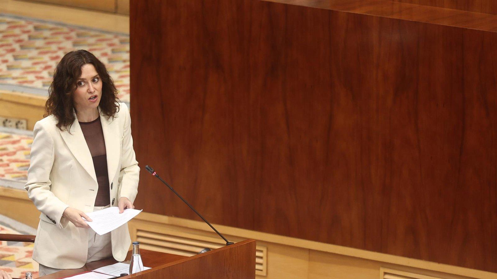Ayuso afirma que Zapatero es el padrino del sanchismo