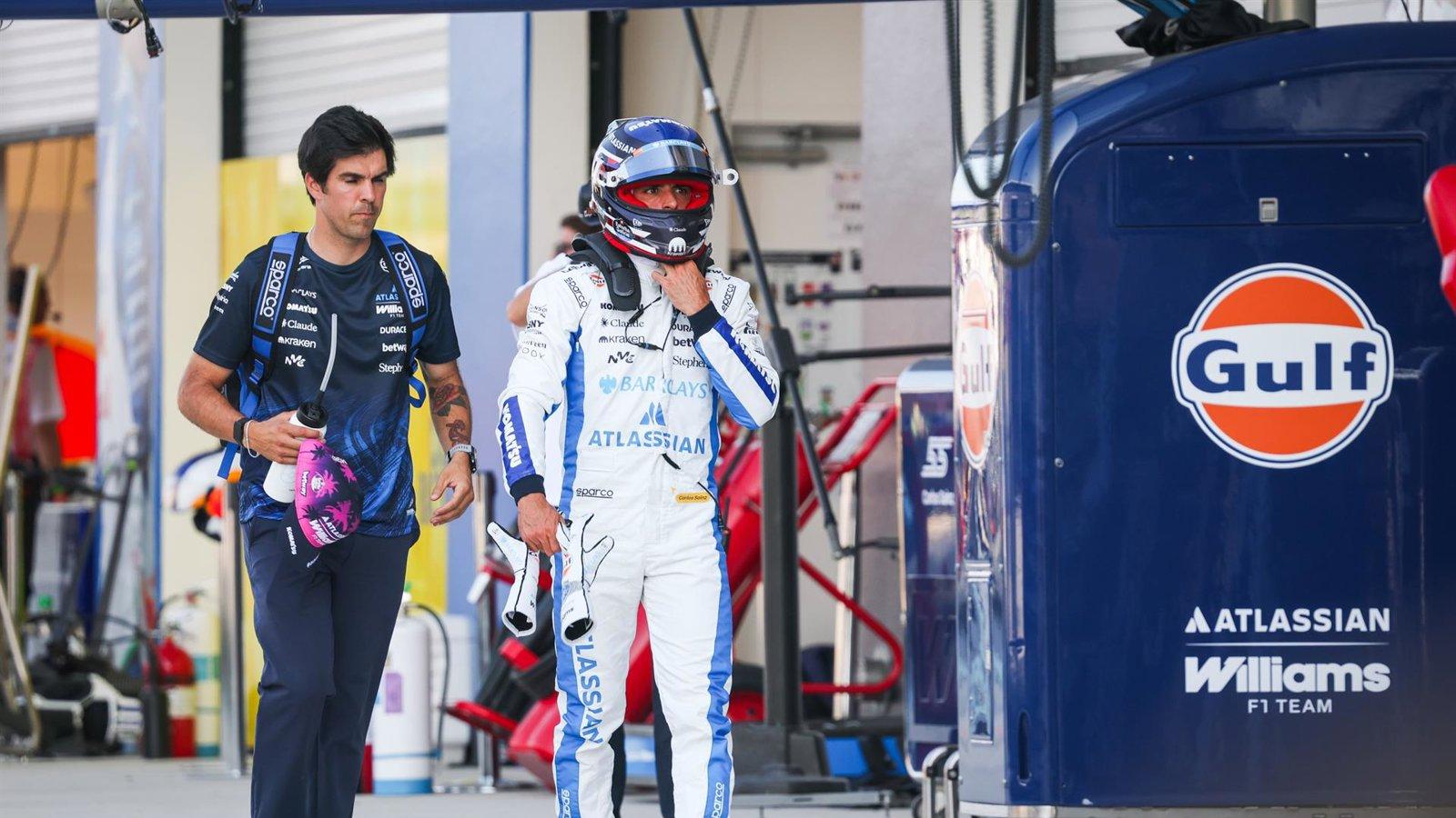 Sainz confía en puntuar en Miami si aparece la lluvia