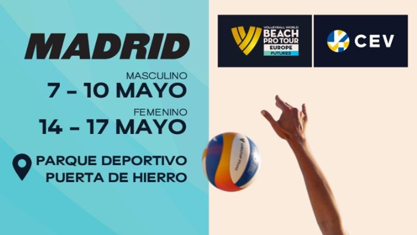La Comunidad de Madrid acoge el Beach ProTour Futures por sexto año