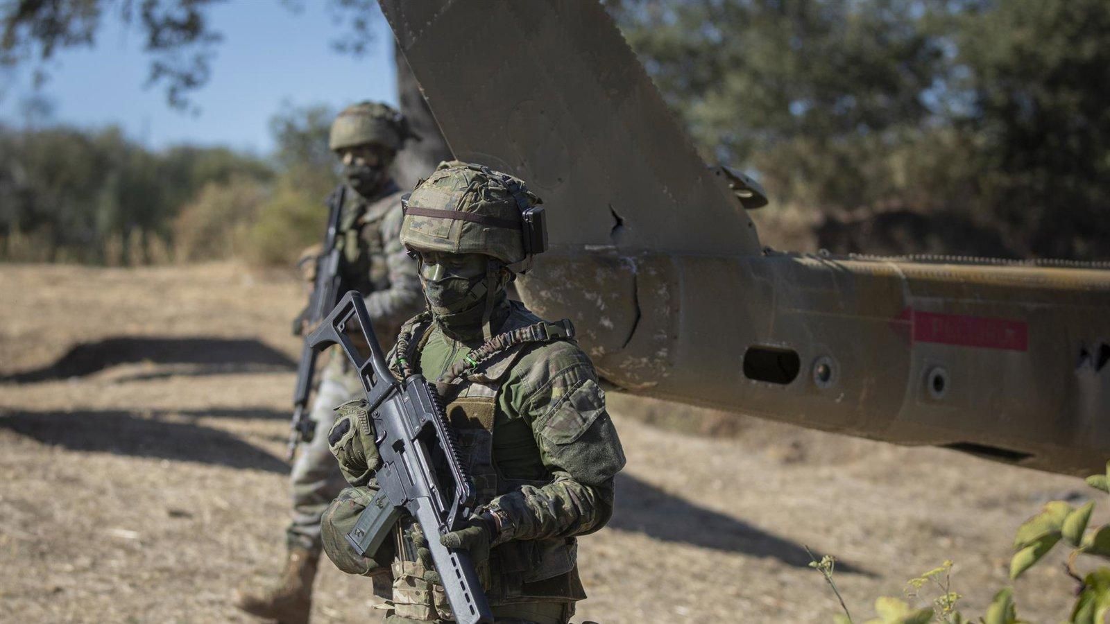 Defensa investiga un accidente en la base de El Goloso