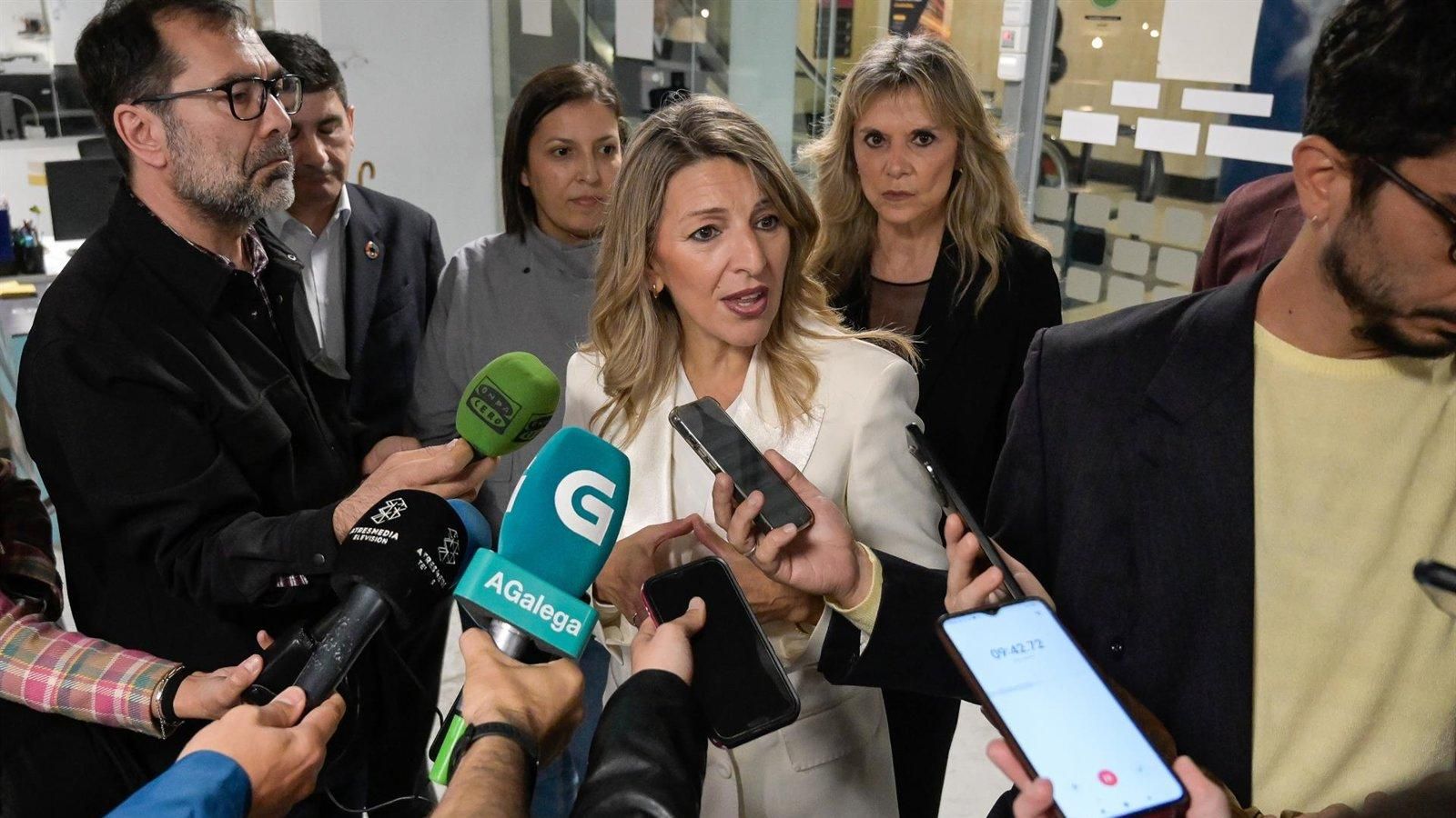 Yolanda Díaz llama a una "gran movilización" por la vivienda tras caer el decreto del alquiler