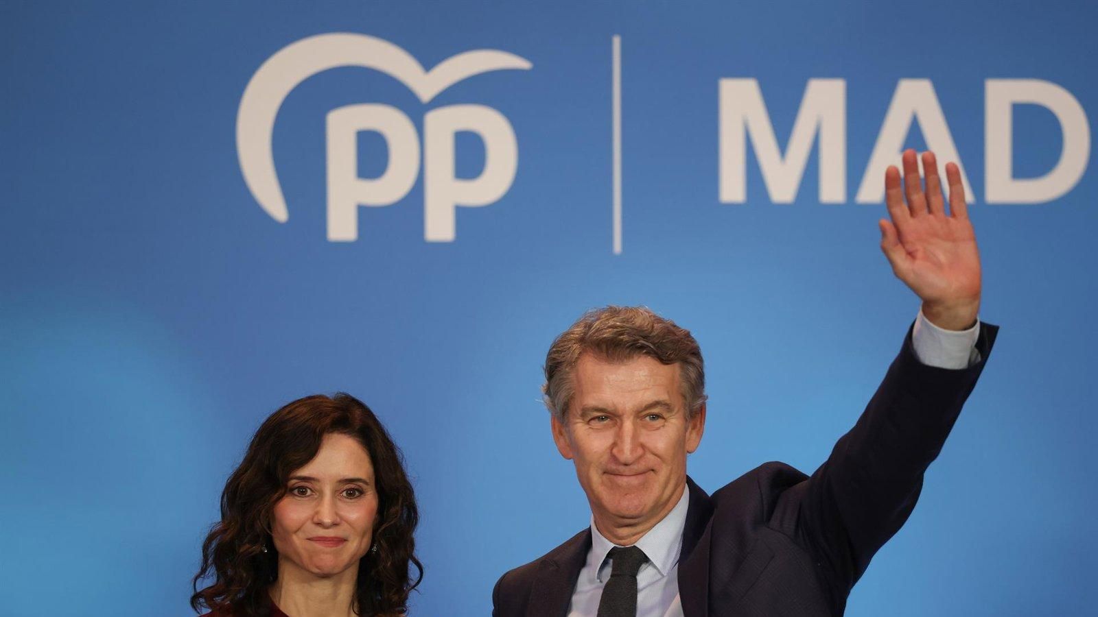 Feijóo ensalza a Madrid como una región "abierta, dinámica y solidaria" en el Dos de Mayo