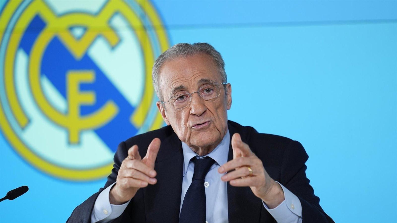 Florentino Pérez: "Hay que señalar a los enemigos del Real Madrid"