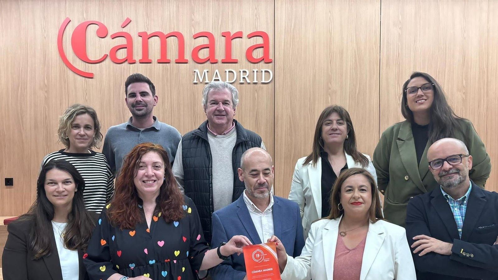 La Cámara de Madrid sitúa su FP entre las mejores de España
