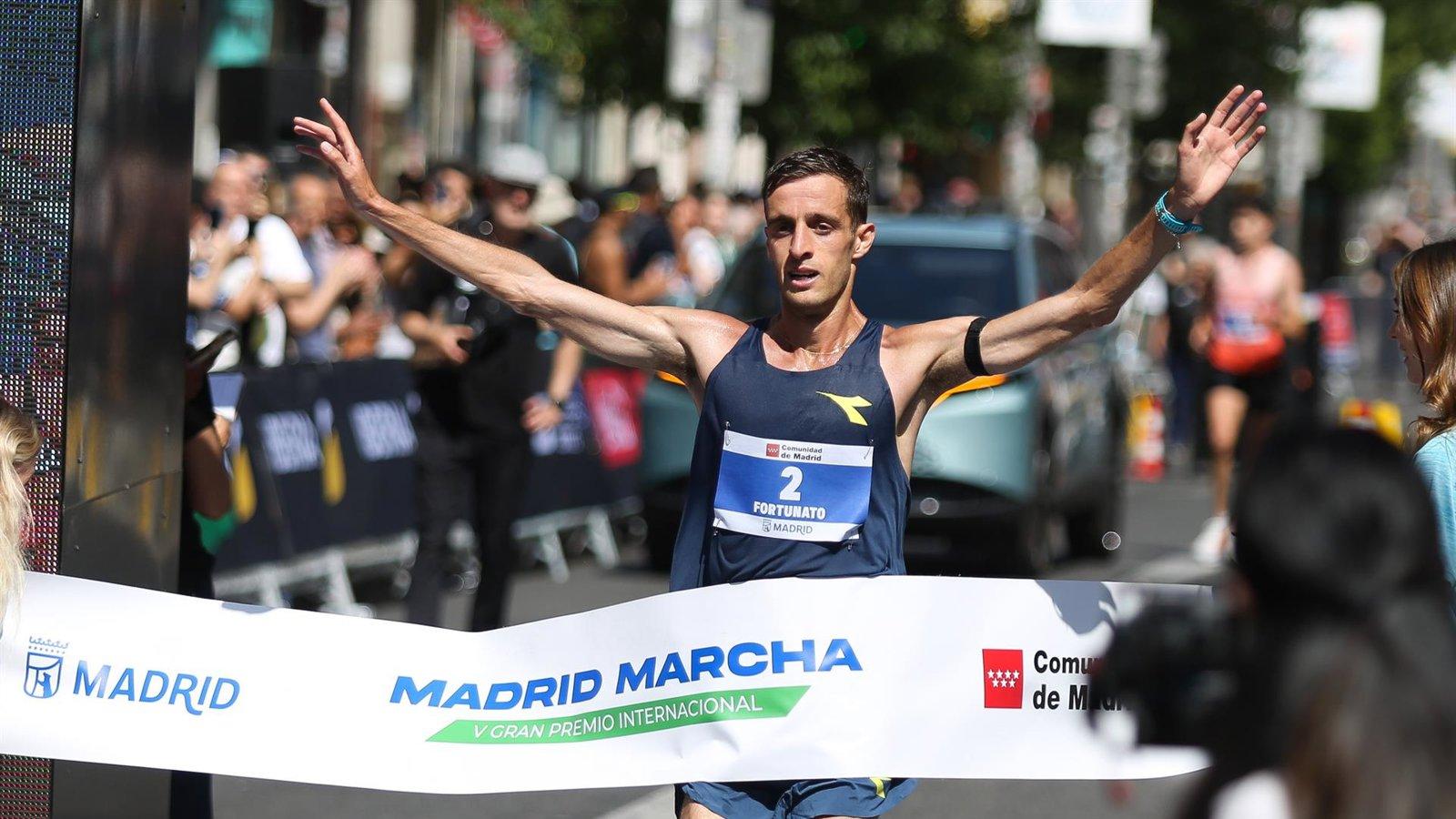 Fortunato y González ganan el Gran Premio Madrid Marcha en la Gran Vía