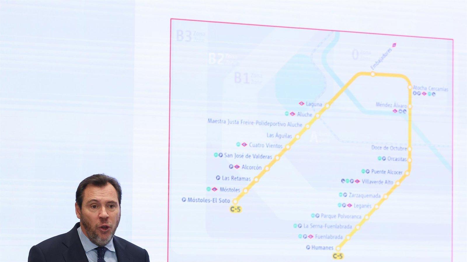 El Gobierno aprueba 155 millones para mejorar túneles y señalización de la C-5 de Cercanías