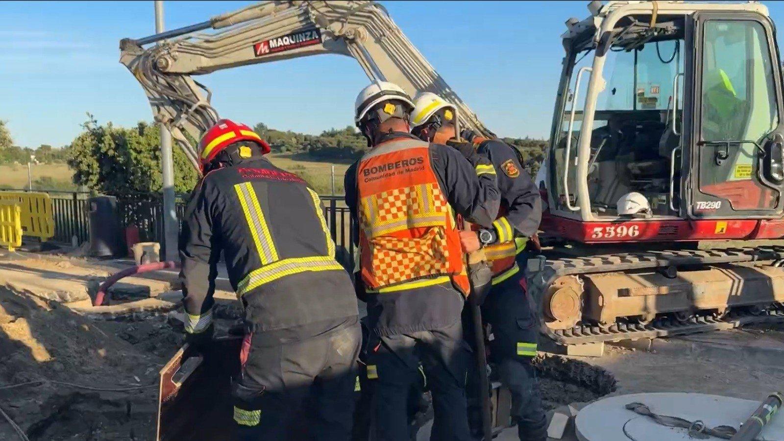 Trabajador muere en Galapagar tras corrimiento de tierra en una zanja