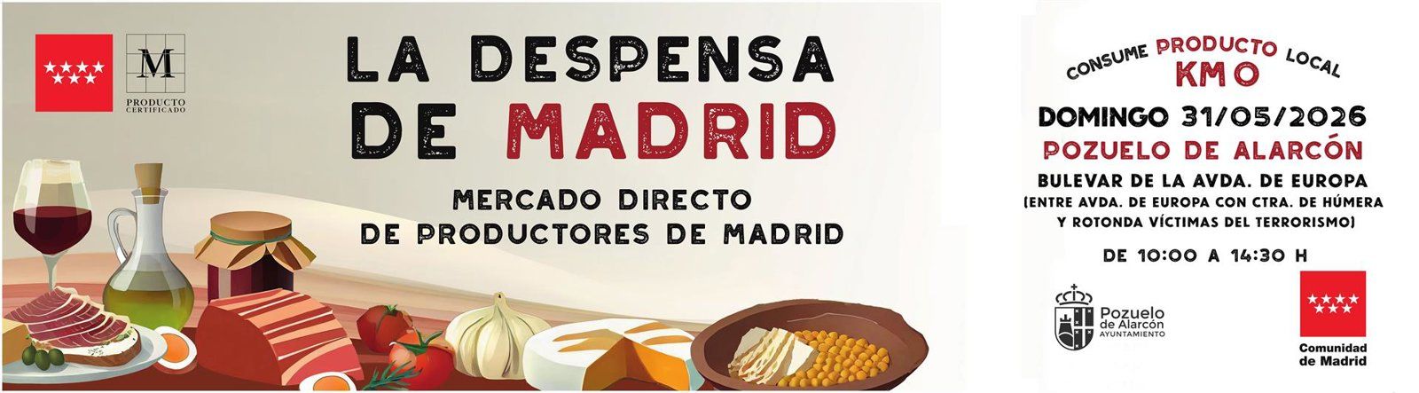 La Despensa de Madrid instalará una veintena de puestos en Pozuelo