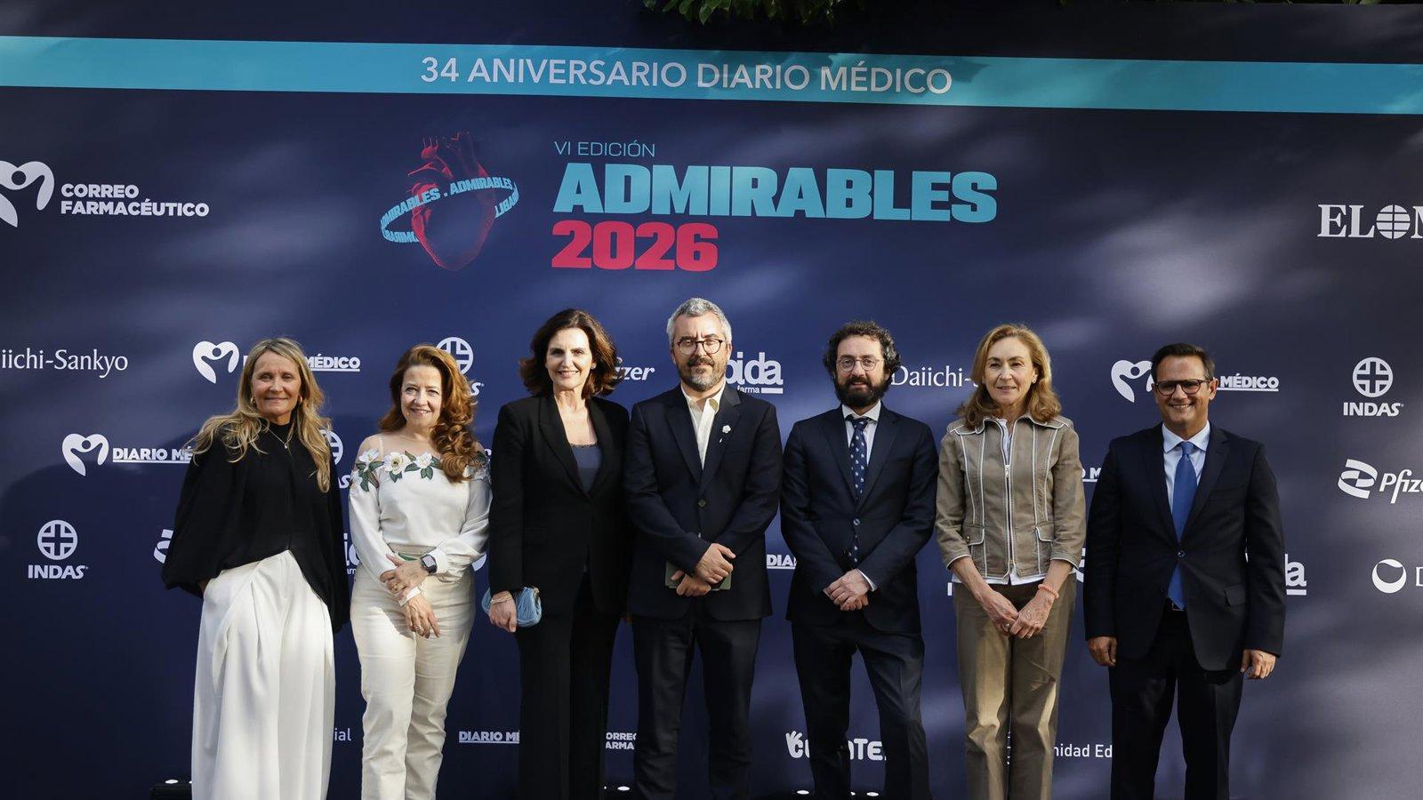 La sanidad pública madrileña recibe dos Premios Admirables 2026