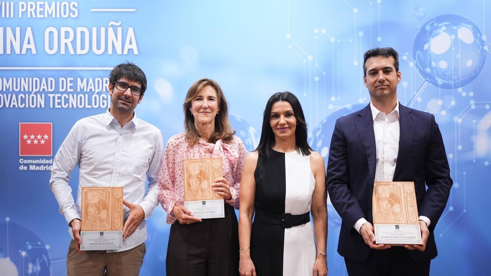 La Comunidad de Madrid entrega los Premios Fermina Orduña a la innovación
