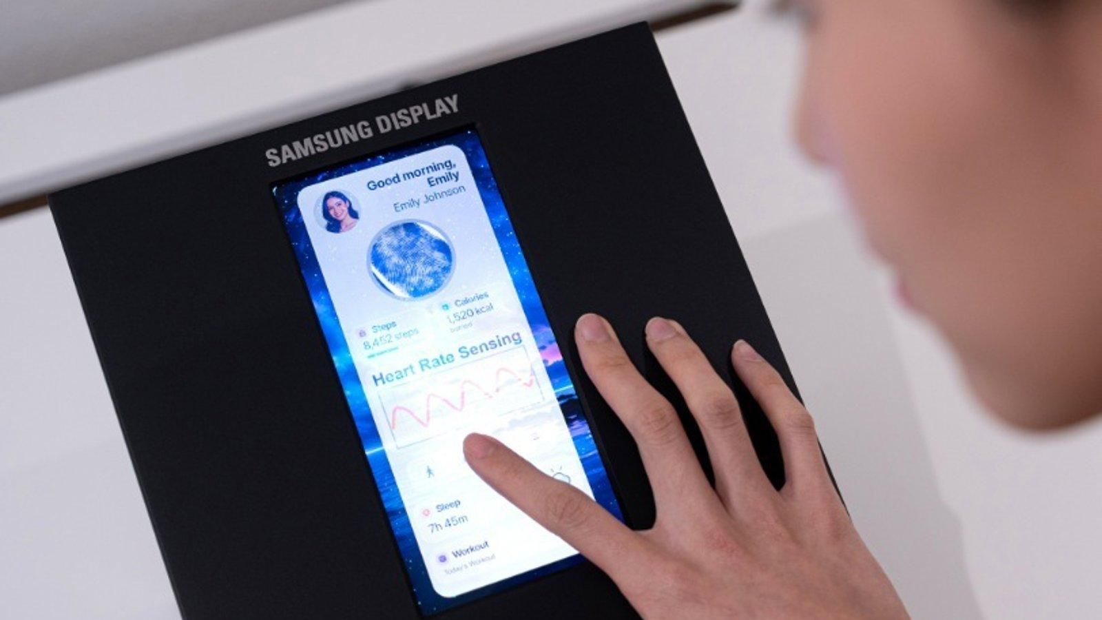 Samsung presenta pantallas capaces de medir la frecuencia cardiaca