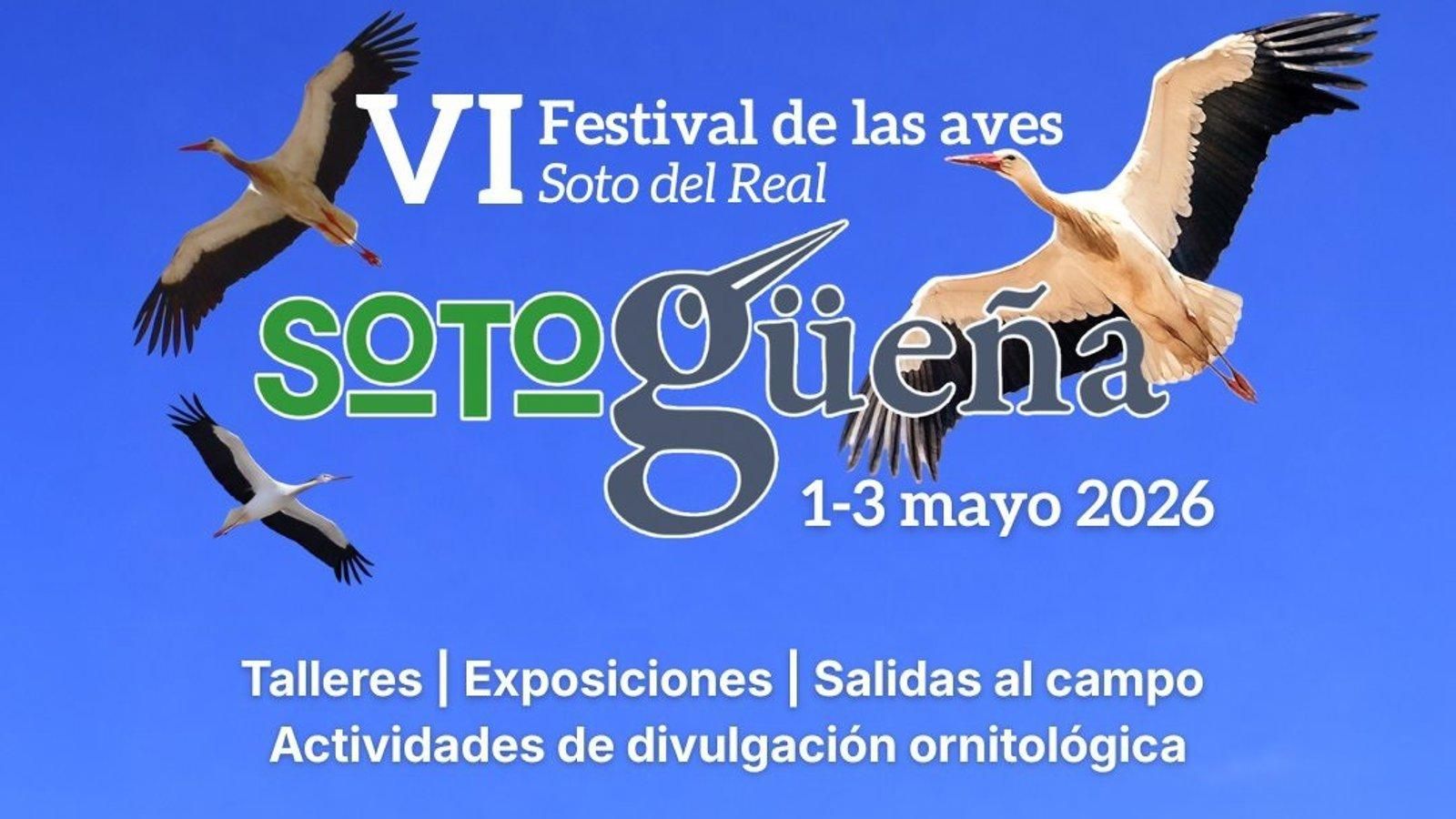 Soto del Real celebra Sotogüeña para acercar la riqueza de las aves de Guadarrama