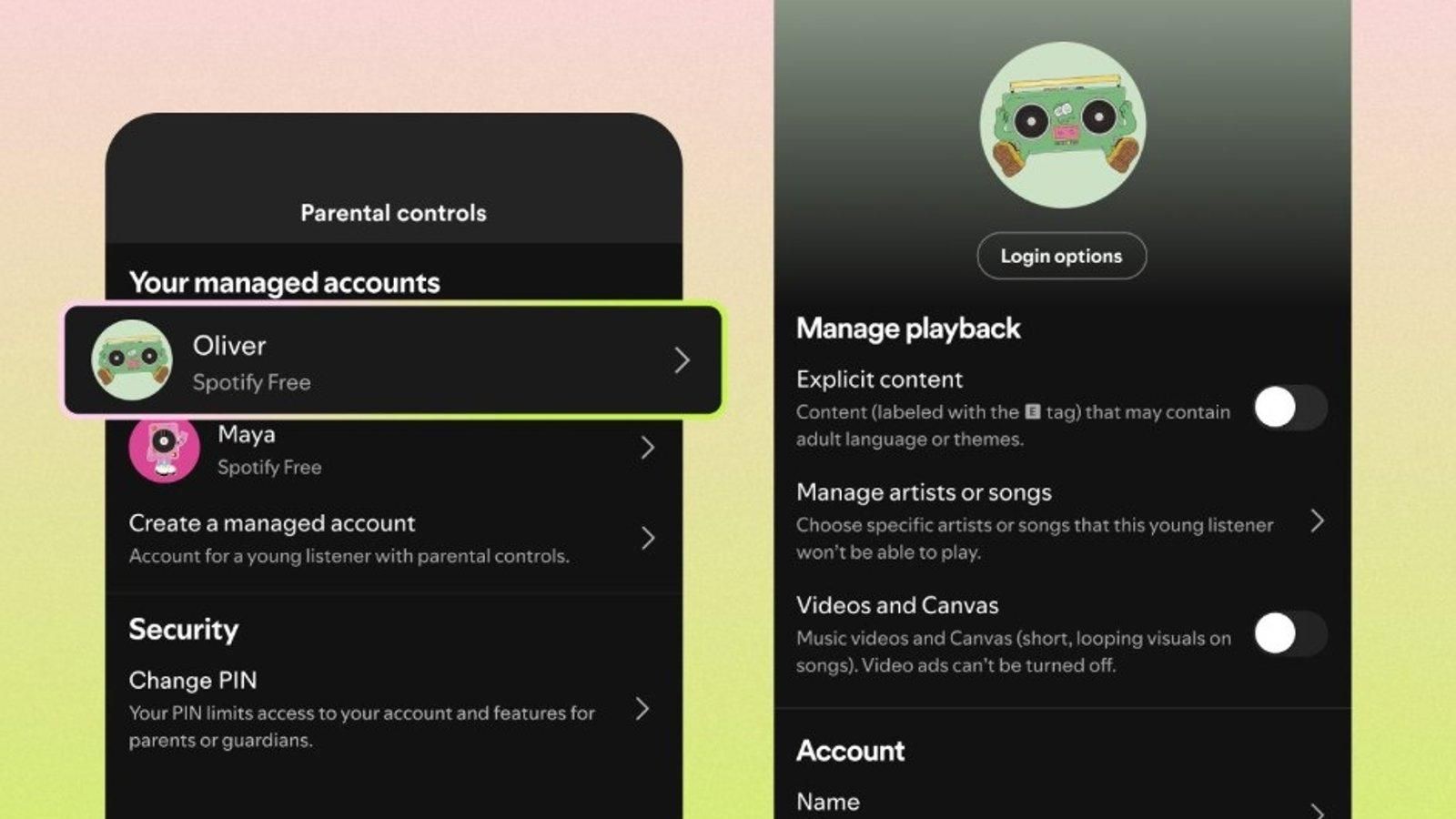 Spotify amplía las cuentas para menores a su plan gratuito