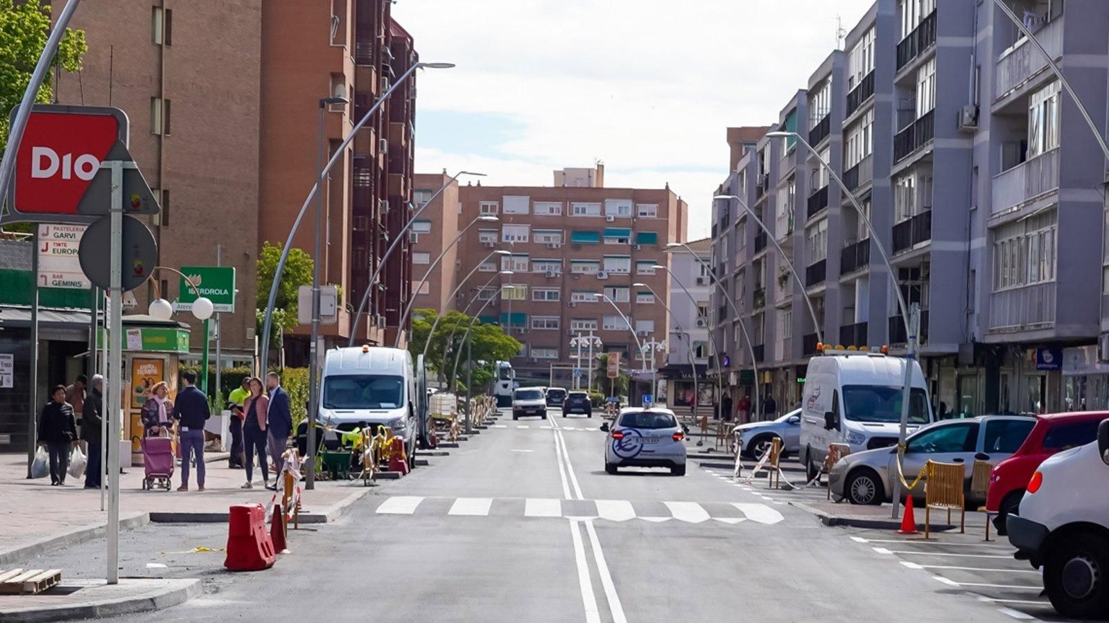 Torrejón crea 29 plazas de aparcamiento en la calle Madrid