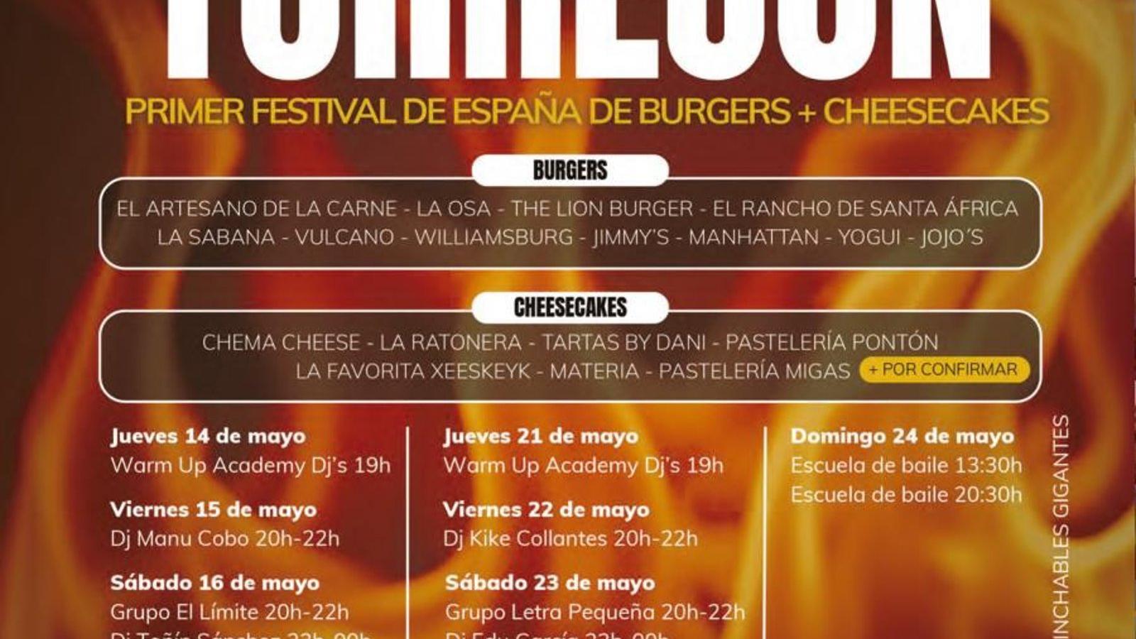 Torrejón reúne hamburguesas y tartas de queso en el Recinto Ferial