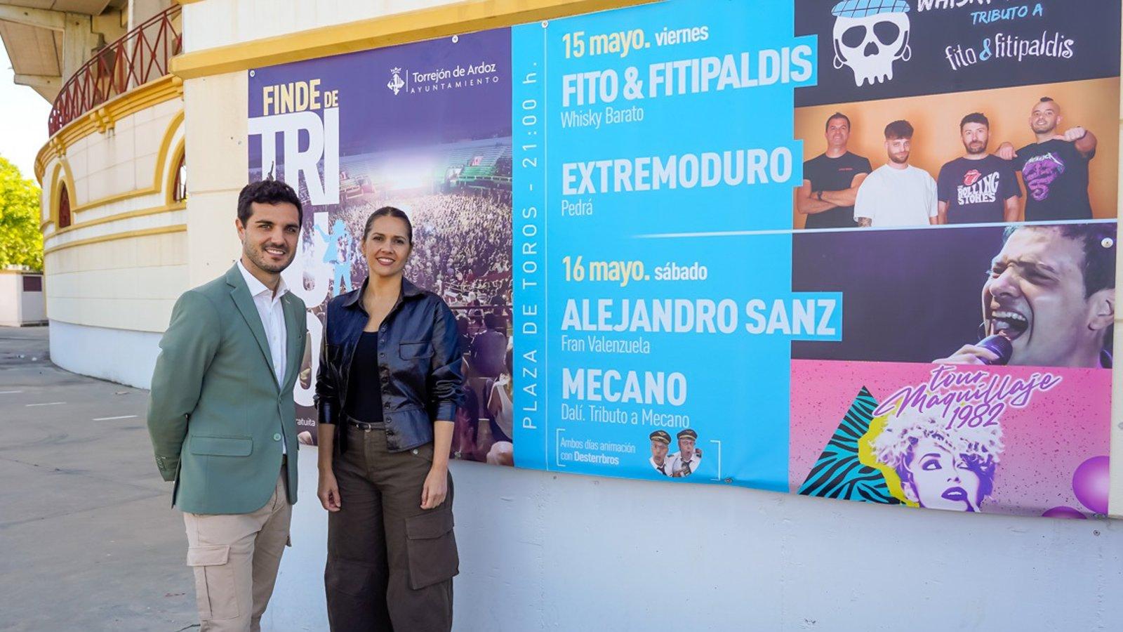 Torrejón reúne tributos gratuitos a Fito, Extremoduro, Alejandro Sanz y Mecano