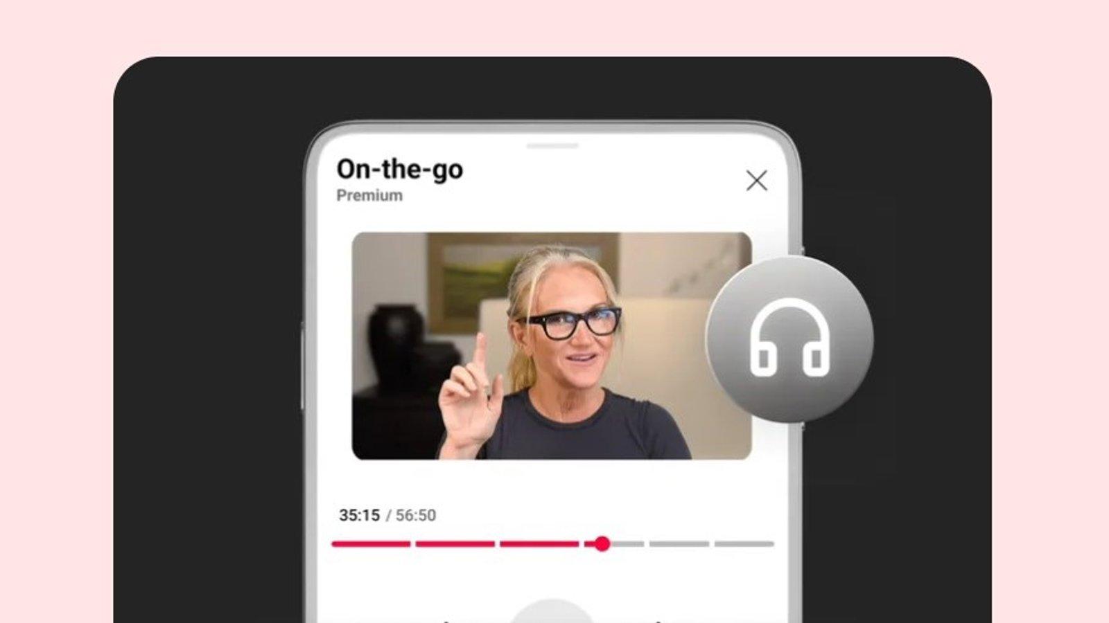 YouTube Premium actualiza su experiencia de pódcast
