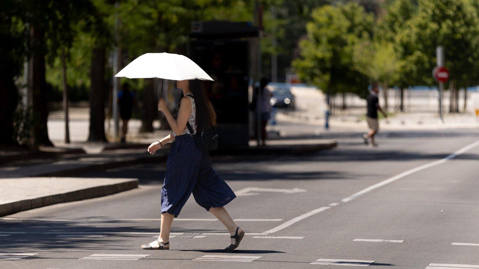 Aviso naranja por altas temperaturas en la región