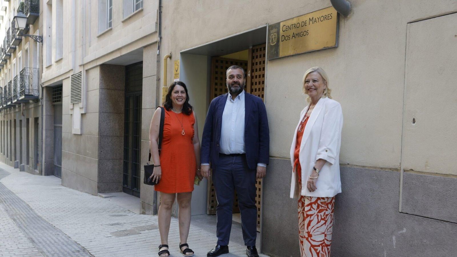 Madrid mejora el entorno del Centro de Mayores Dos Amigos con 174.000 euros