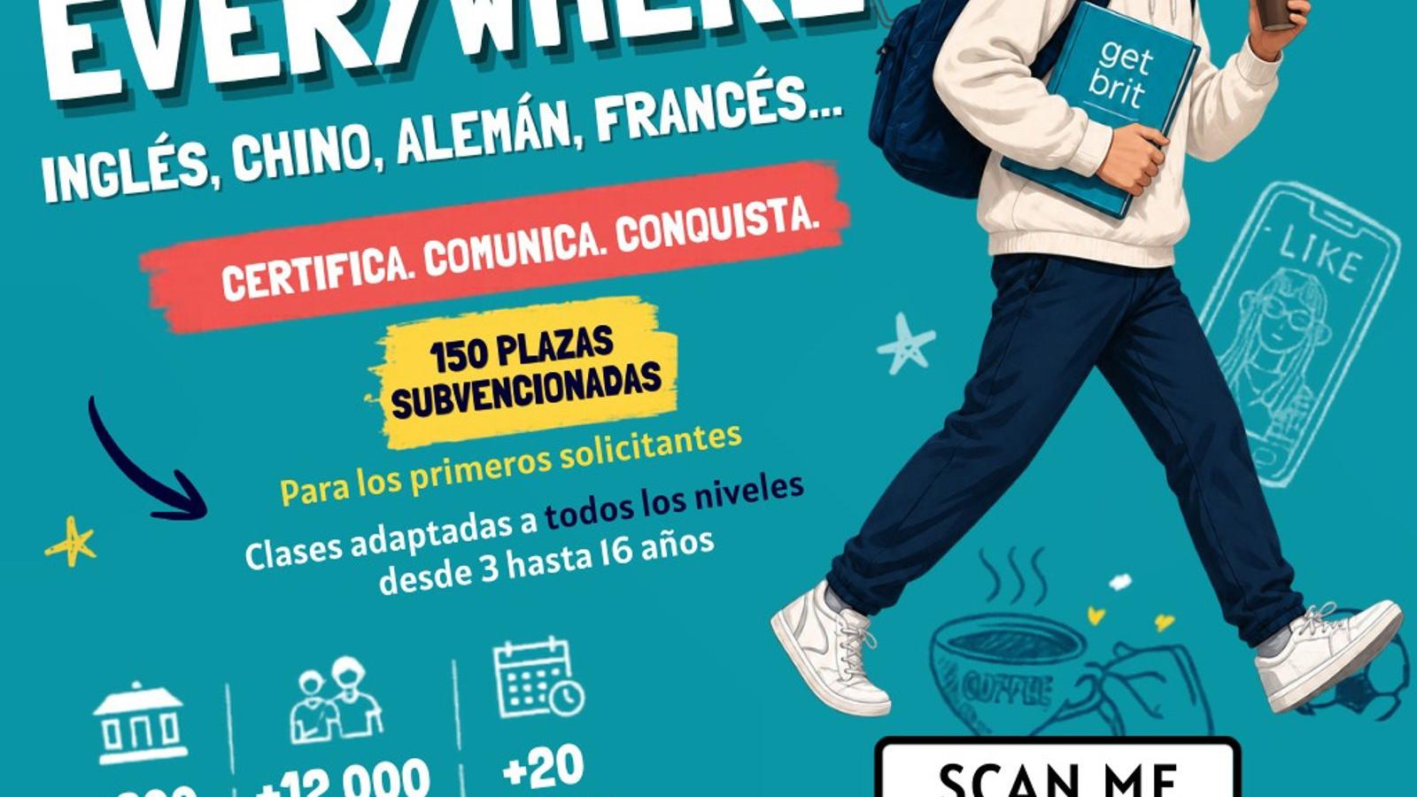 Tres Cantos lanza una escuela municipal de idiomas con 150 plazas