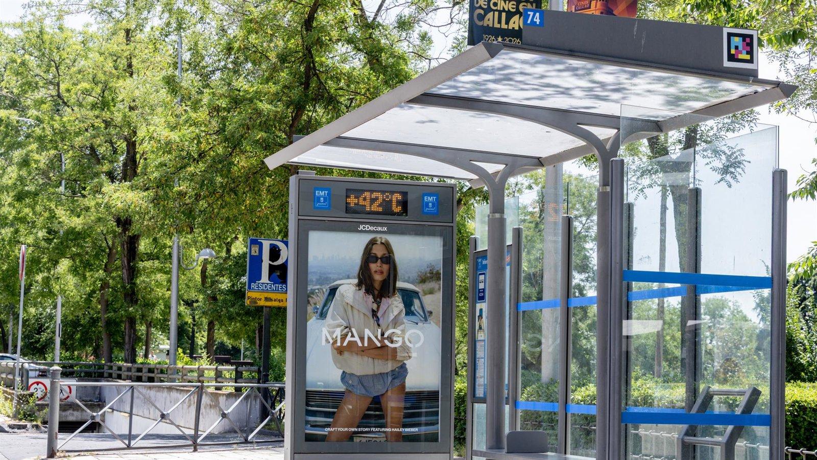 Madrid mantiene el riesgo alto por calor con máximas de más de 40°C