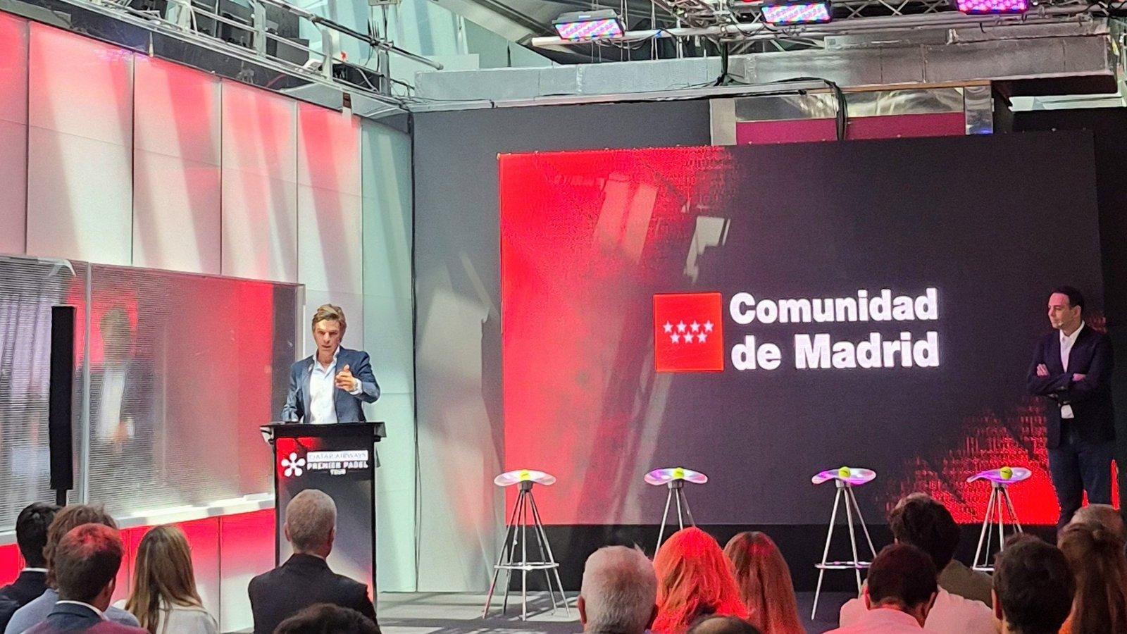 La Comunidad presenta una nueva edición del Premier Pádel P1