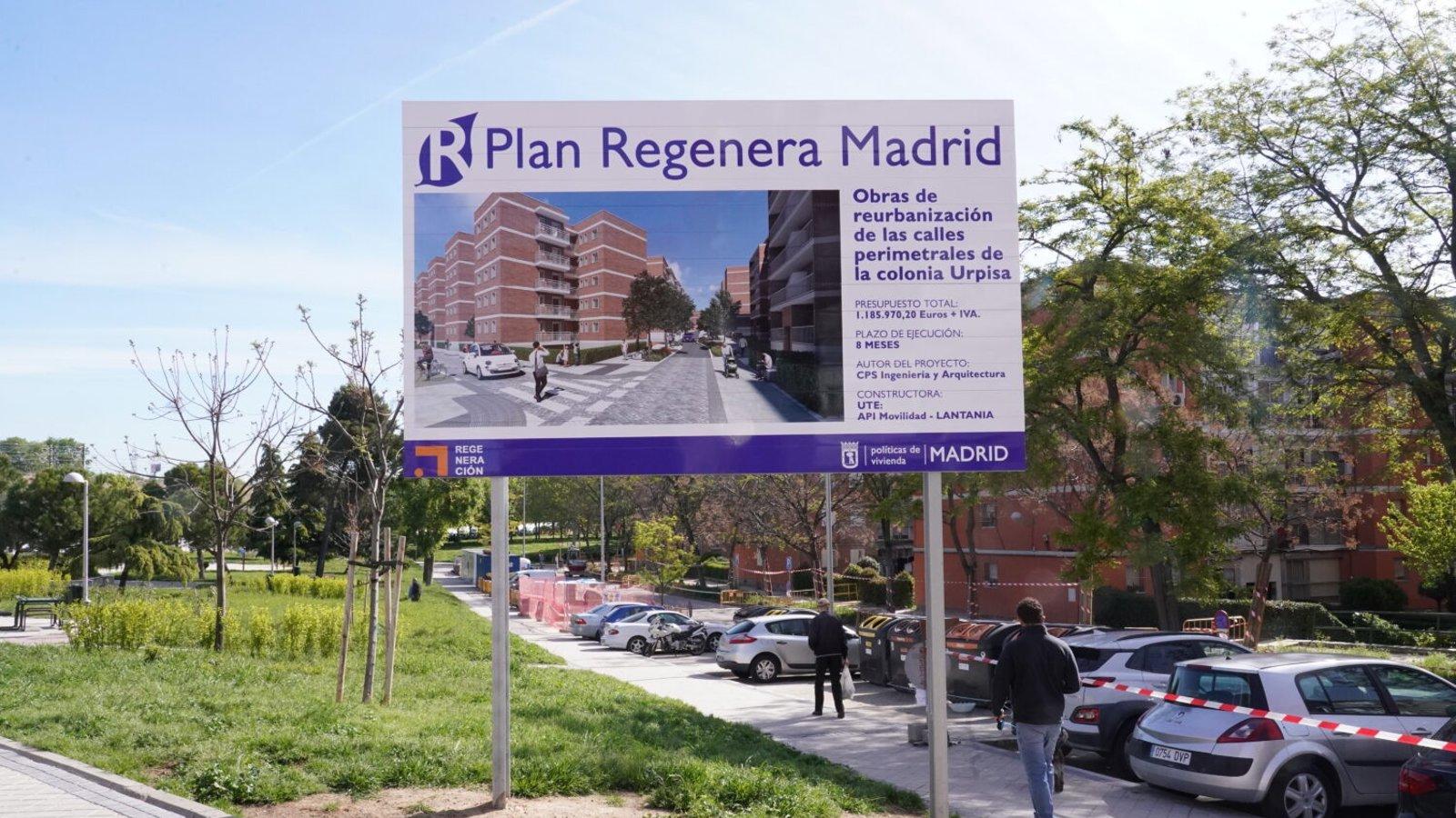Madrid invertirá 1,5 millones en regenerar los interbloques de la Colonia Urpisa