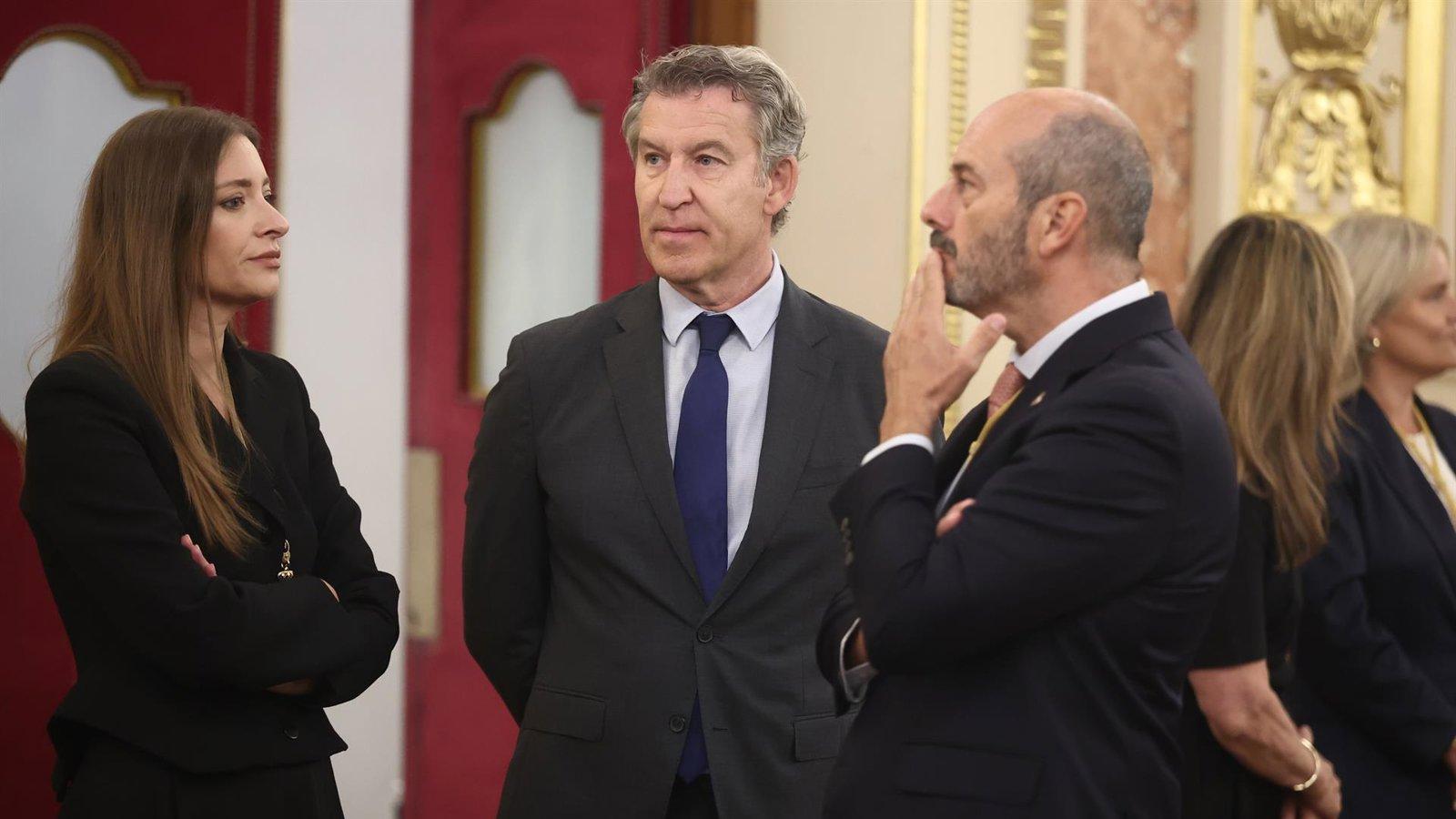 Feijóo comparte "de la A a la Z" el discurso del Papa en el Congreso
