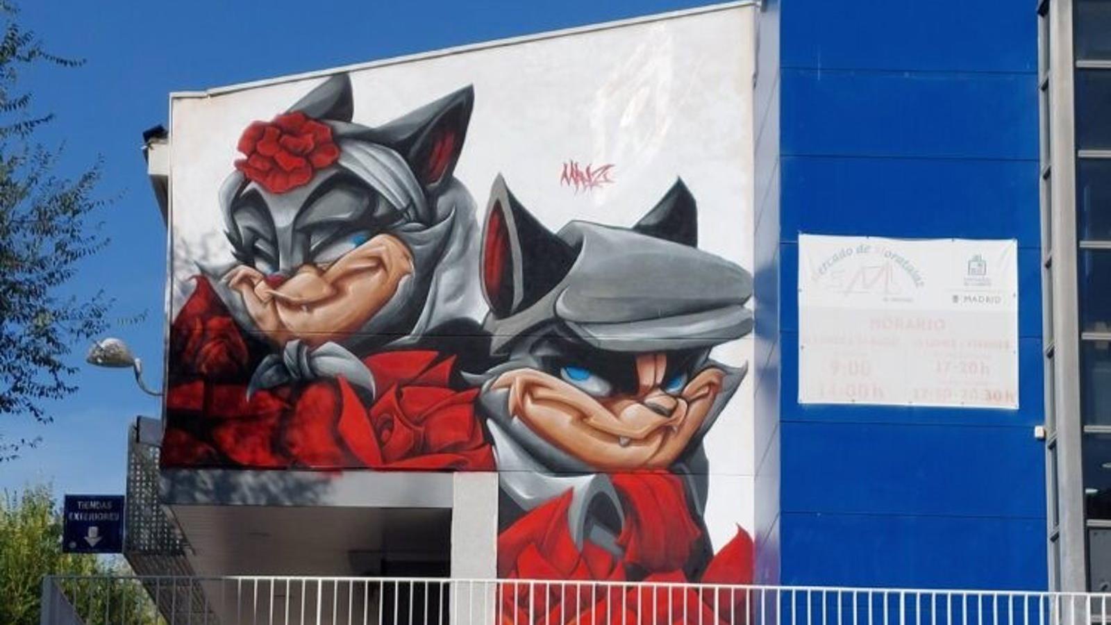Moratalaz abre paseos guiados para descubrir su treintena de murales urbanos