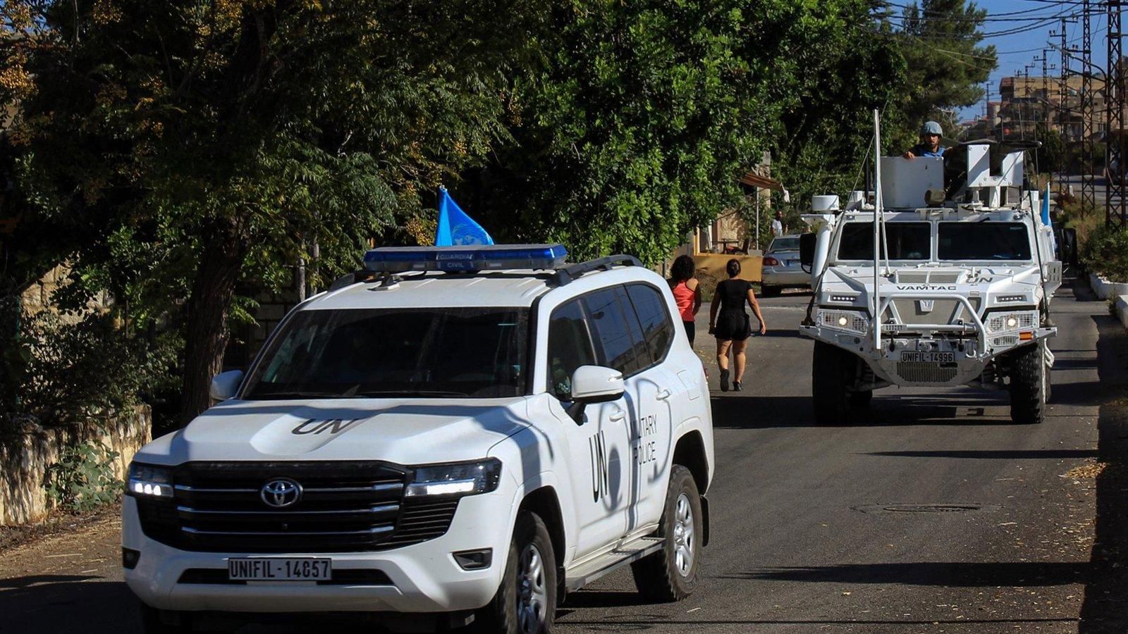 Dos españoles resultan heridos leves en un ataque en el sur de Líbano