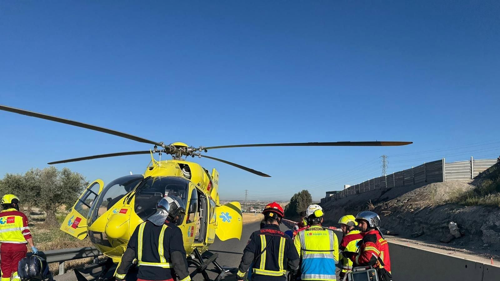 Fallece un hombre de 59 años en la M-305 a la altura de Villaconejos