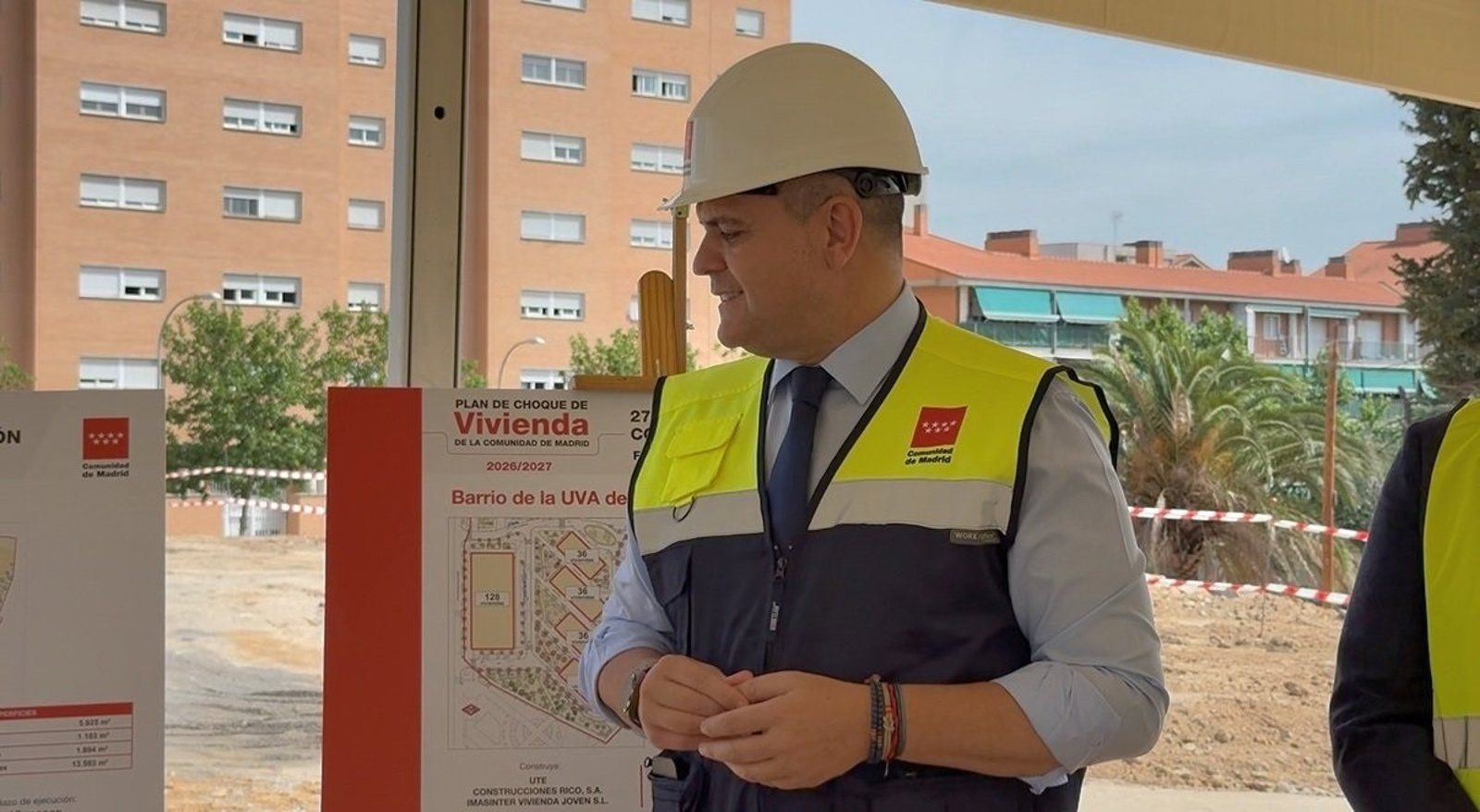 Madrid avanza en la urbanización de la UVA de Hortaleza para construir 272 viviendas públicas
