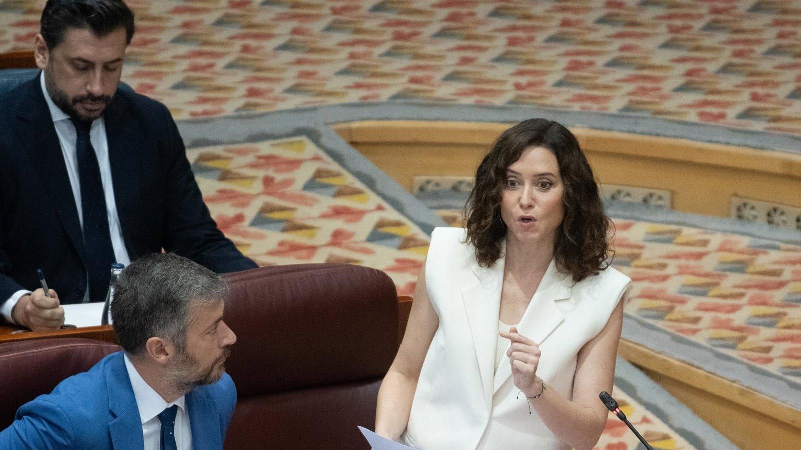 Ayuso acusa a Más Madrid de "profesar odio" a la religión católica
