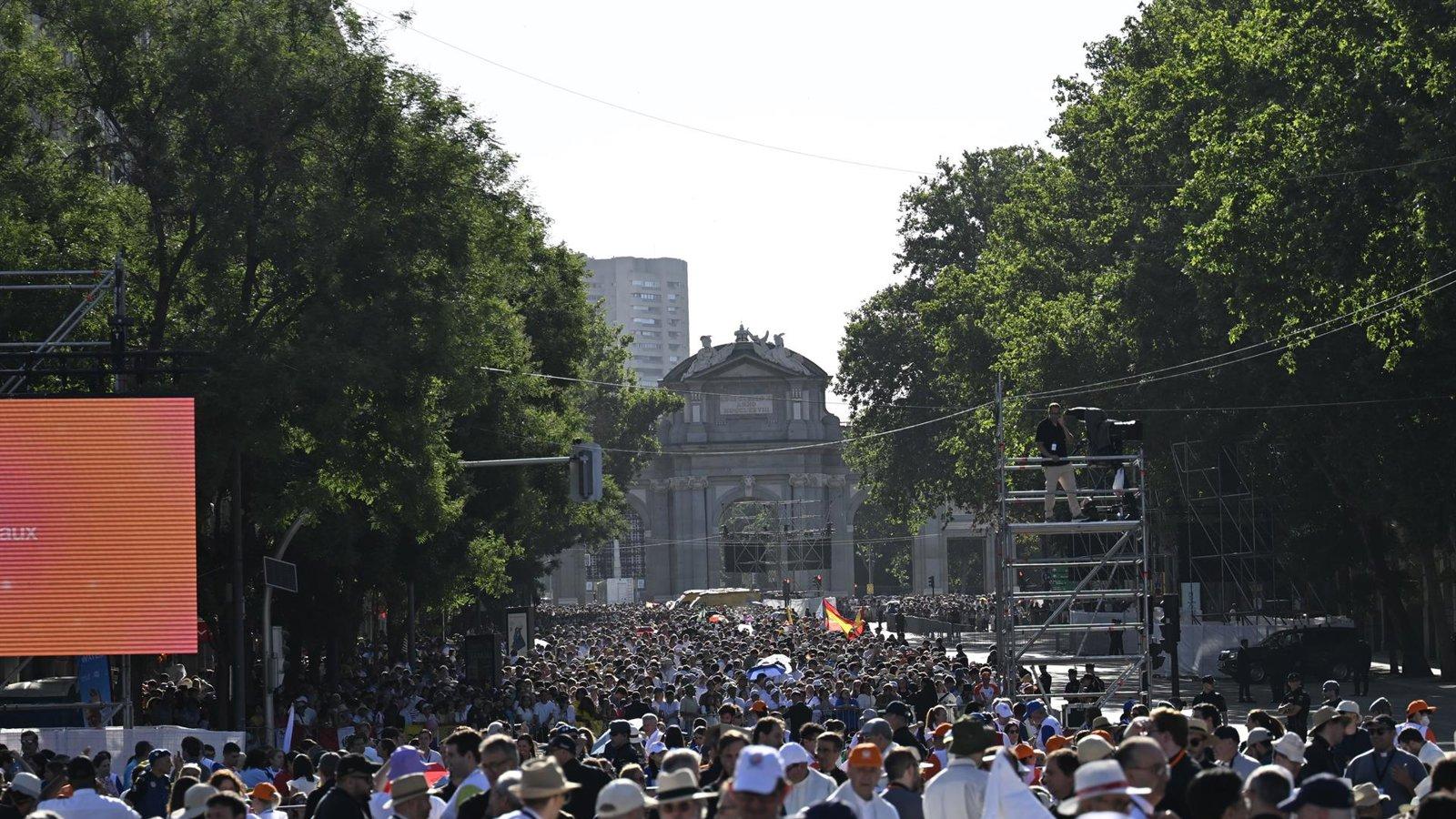 La misa del Papa en Cibeles reúne a más de un millón de personas