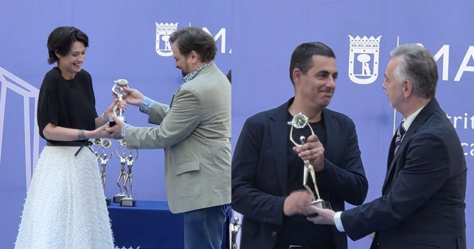 Patricia Fernández y Antonio Naranjo reciben los Premios Antena de Plata 2026