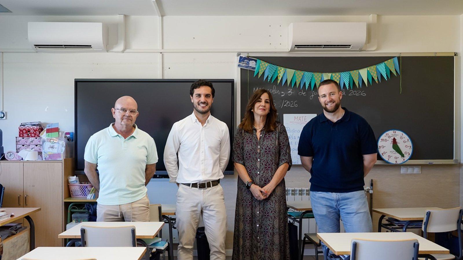 Torrejón climatiza las 899 aulas de sus colegios públicos